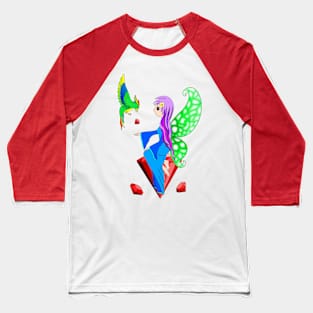 Ruby Crystal Fairy Baseball T-Shirt